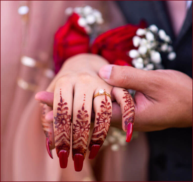 Hifza and Badar wedding ring after vows photography